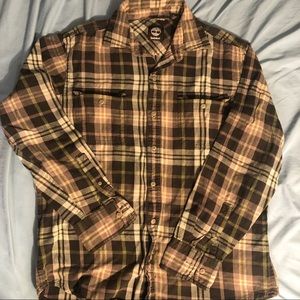 Men’s Timberland Plaid Button Down Flannel